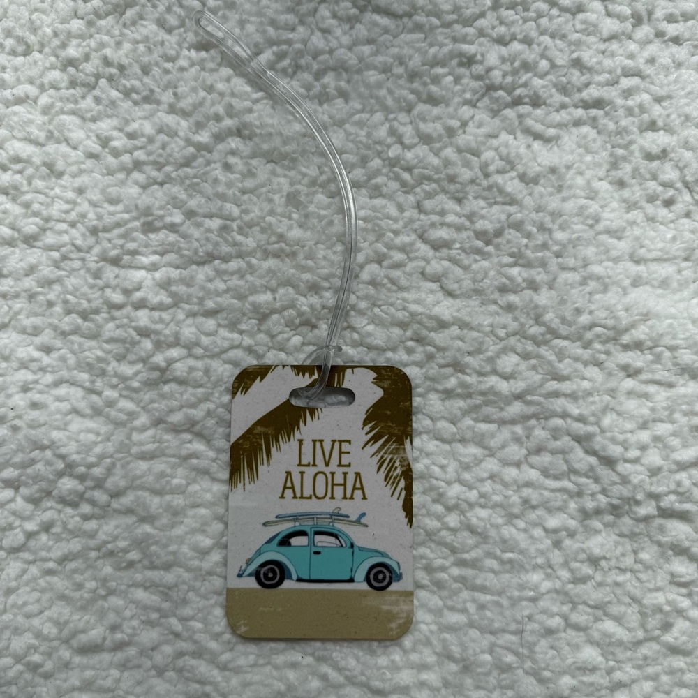 NWT Live Aloha Bag / Luggage Tag